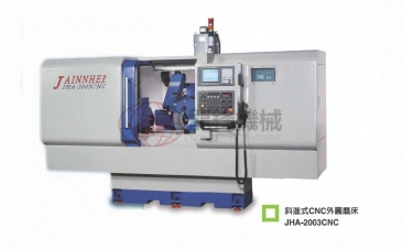 Oblique cylindrical grinding machine